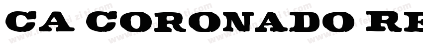 CA Coronado Regular字体转换